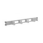  - ДКС R5PCF191HE Организатор кабельный с отверстиями 4 кольца,  19" 1U, RAL7035