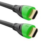  - GCR Кабель 0.5m HDMI Ultra HD 4K 60Hz, Full HD, 3D, черный, 24K GOLD, 30/30 AWG, 2 Х экран GCR-HM310-0.5m