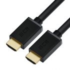  - GCR Кабель 0.3m HDMI Ultra HD 4K 60Hz, Full HD, 3D, черный, 24K GOLD, 30/30 AWG, 2 Х экран GCR-HM410-0.3m