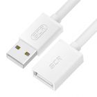  - GCR Удлинитель 1.8m USB 2.0 AM/AF, белый, 28/24 AWG, заземление, морозостойкий GCR-55064