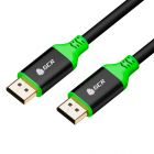  - GCR Кабель 0.5m DisplayPort v1.2, черный, AL case, зеленый ПВХ, 28/28 AWG GCR-54435