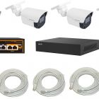  - IPTRONIC Готовый уличный комплект видеонаблюдения для дачи на 4 IP-камеры ECO IPEYE