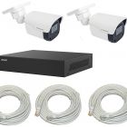  - IPTRONIC Готовый уличный комплект видеонаблюдения для дома на 4 IP-камеры ECO IVIDEON
