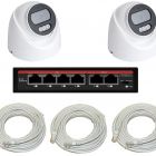  - IPTRONIC Готовый домашний комплект из 2 камер видеонаблюдения для ПВЗ ECO IVIDEON