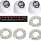  - IPTRONIC Готовый домашний комплект из 3 камер видеонаблюдения для ПВЗ ECO IVIDEON