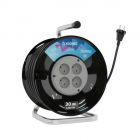  - Удлинитель на катушке 4х30м 6А IP20 1.3кВт ПВС 2х0.75 КОСМОС YKKsm30m-4g(6A)