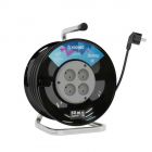  - Удлинитель на катушке 4х50м 16А IP20 3.5кВт ПВС 2х1 КОСМОС YKKsm50m-4g(16A)