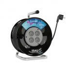  - Удлинитель на катушке 4х50м с заземл. 16А IP20 3.5кВт ПВС 3х1.5 КОСМОС YKKsm50m-4g-Z(16A)