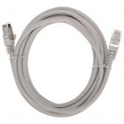  - Патч-корд S/FTP REXANT категория 6A (10G), RJ45-RJ45, неэкранированный, 28AWG, LSZH, серый, 2 м