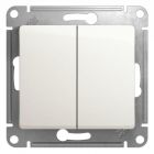  - Выключатель 2-кл. СП Glossa 10А IP20 (сх. 5) 10AX механизм перламутр. SE GSL000651