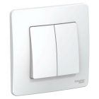  - Выключатель 2-кл. СП Blanca 10А IP20 (сх. 5) 250В бел. SE BLNVS010501