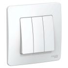  - Выключатель 3-кл. СП Blanca 10А IP20 (сх. 1+1+1) 250В бел. SE BLNVS100501