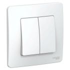  - Переключатель проходной 2-кл. СП Blanca 10А IP20 (сх. 6+6) 250В бел. SE BLNVS106601