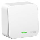  - Выключатель 1-кл. ОП Blanca 10А IP20 (сх. 1) 250В с подсветкой с изолир. пластиной бел. SE BLNVA101111
