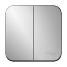  - Выключатель 2-кл. ОП Blanca 10А IP20 (сх. 5) 250В с изолир. пластиной алюм. SE BLNVA105013