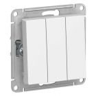  - Выключатель 3-кл. СП AtlasDesign 10А IP20 (сх. 1+1+1) 10AX механизм бел. SE ATN000131