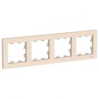  - Рамка 4-м AtlasDesign универс. беж. SE ATN000204