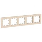  - Рамка 5-м AtlasDesign универс. беж. SE ATN000205