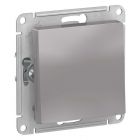  - Выключатель 1-кл. СП AtlasDesign 10А IP20 (сх. 1) 10AX механизм алюм. SE ATN000311