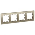  - Рамка 4-м AtlasDesign универс. шампань SE ATN000504