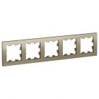  - Рамка 5-м AtlasDesign универс. шампань SE ATN000505