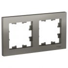  - Рамка 2-м AtlasDesign универс. сталь SE ATN000902