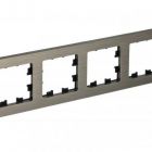  - Рамка 4-м AtlasDesign Nature метал. латунь SE ATN312204