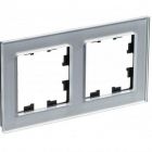  - Рамка 2-м AtlasDesign Nature стекло алюм. SE ATN320302