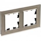  - Рамка 2-м AtlasDesign Nature стекло шампань SE ATN320502