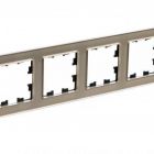  - Рамка 4-м AtlasDesign Nature стекло шампань SE ATN320504