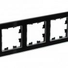  - ATLASDESIGN NATURE 3-постовая рамка, органическое стекло черный ATN321003