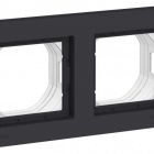  - Рамка 2-м AtlasDesign Aqua IP44 карбон SE ATN441002