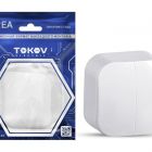  - Выключатель 2-кл. ОП Frea 10А IP20 250В АБС-пластик бел. TOKOV ELECTRIC TKE-FR-V2-C01