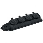  - Колодка удлинителя 4-м 16А с заземл. каучук TOKOV ELECTRIC TKE-C05-KK4-Z