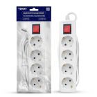  - Удлинитель 4х5м с заземл. с выкл. 16А 3х1 TOKOV ELECTRIC TKE-C01-BU4-5-1-ZV