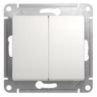  - Переключатель проходной 2-кл. СП Glossa 10А IP20 (сх. 6/2) 10AX механизм бел. SE GSL000165