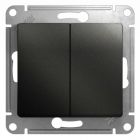  - Выключатель 2-кл. СП Glossa 10А IP20 (сх. 5) 10AX механизм антрацит SE GSL000751