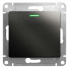  - Переключатель проходной 1-кл. СП Glossa 10А IP20 (сх. 6а) 10AX с подсветкой механизм антрацит SE GSL000763