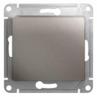  - Переключатель проходной 1-кл. СП Glossa 10А IP20 (сх. 6) 10AX механизм платина SE GSL001261