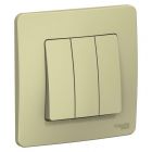  - Выключатель 3-кл. СП Blanca 10А IP20 (сх. 1+1+1) 250В беж. SE BLNVS100507