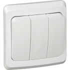  - Выключатель 3-кл. СП Этюд 10А IP20 бел. SE BC10-003B