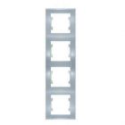  - Рамка 4-м Бриллиант верт. серебр. UNIVersal 7949742