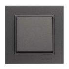  - Выключатель 1-кл. СП Karea 10А IP20 дым. металлик Makel 56050001