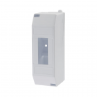  - Бокс пластиковый КМПн 1/2 IP20 белый инд. штрих-код REXANT (11-0112)