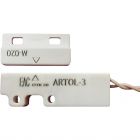 - Магнито-контакт ARTOL-3Р 551 (датчик+магнит М-020) (белый)