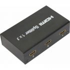  - Делитель гнездо HDMI на 3 гнезда HDMI, металл REXANT 17-6900