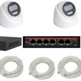 IPTRONIC Готовый домашний комплект видеонаблюдения для дачи на 4 IP-камеры ECO IVIDEON IPTRONIC Готовый домашний комплект видеонаблюдения для дачи на 4 IP-камеры ECO IVIDEON - Видеонаблюдение оптом